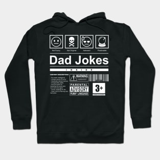 Dad Jokes Label Hoodie